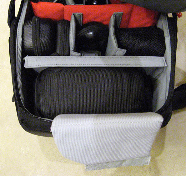 Manfrotto PL-3N1-36 Camera backpack support open.